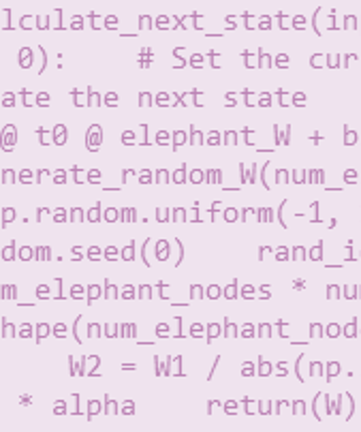 random programming code fills the image
